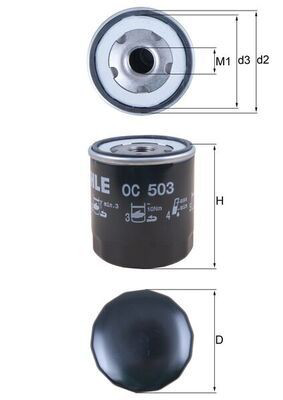 LXS282 Mahle Original Filtro de ar